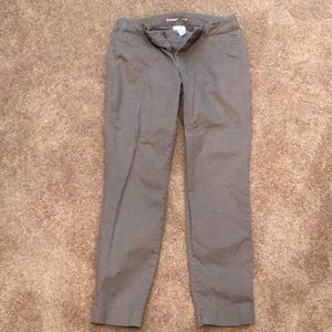 Grey ankle pants